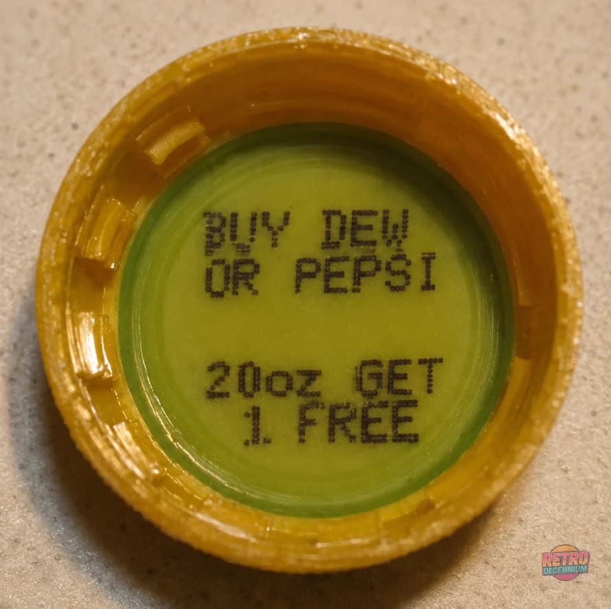 Instant-win bottle cap promotion
